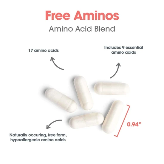Allergy Research Group Free Aminos Capsules 100 Capsules
