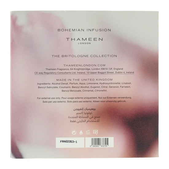 Thameen Bohemian Infusion Eau De Cologne Elixir Spray 100ml