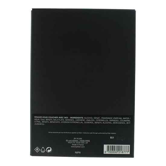 Kilian Voulez-Vous Coucher Avec Moi Eau De Parfum Unisex 50ml