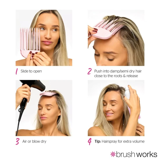 Brushworks Volumising Hair Clips x2