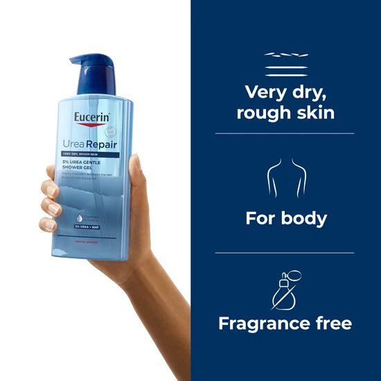 Eucerin UreaRepair 5% Urea Gentle Shower Gel 400ml