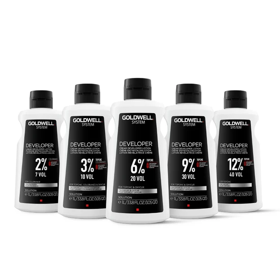 Goldwell Topchic System Lotion Developer Peroxide 2% 6% & 12% 1 L / 2 % 7 Vol