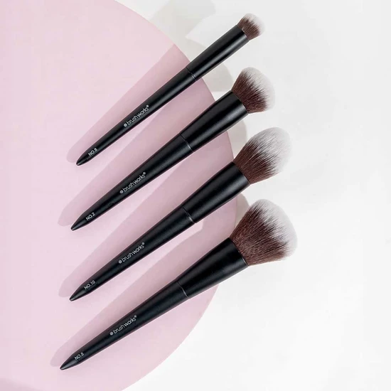 Brushworks Buff & Blend Face Set