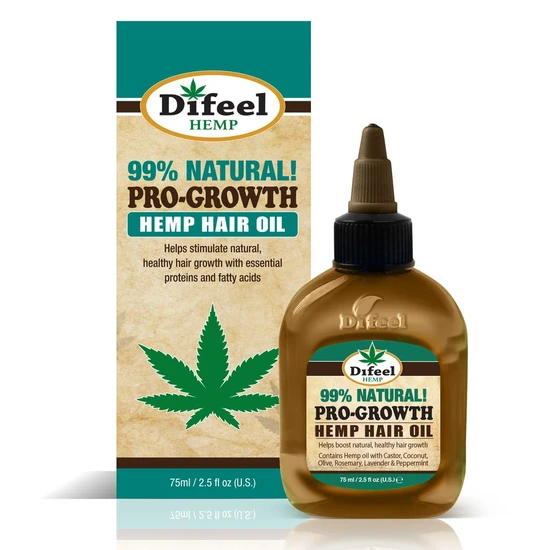 Difeel Pro Growth Hemp Hair Oil 75ml