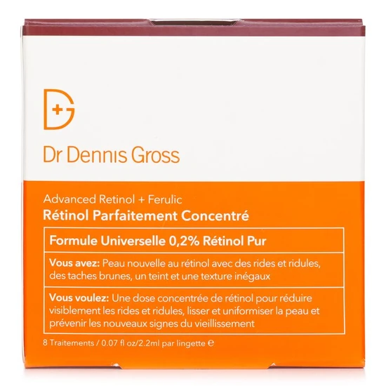 Dr Dennis Gross Skincare Advanced Retinol + Ferulic Perfectly Dosed Retinol Treatments 2.2ml x 8pads