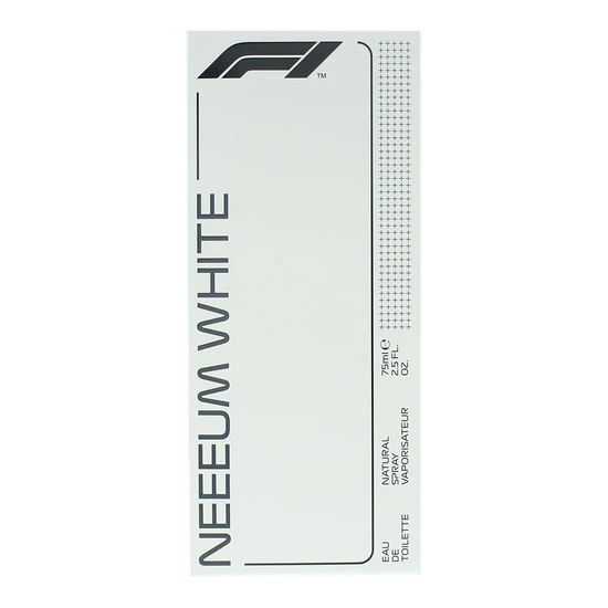 F1 Parfums Neeeum White Eau De Toilette 75ml