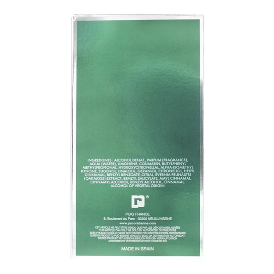 Paco Rabanne Pour Homme Eau De Toilette 100ml