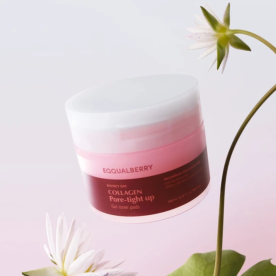 Eqqualberry Collagen Pore Tight Up Gel Toner Pad 60 Pads