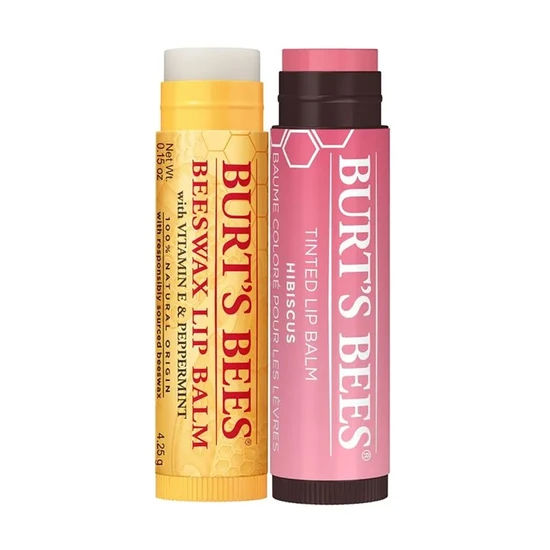 Burt's Bees Lip Balm & Hibiscus Tinted Duo Gift Set