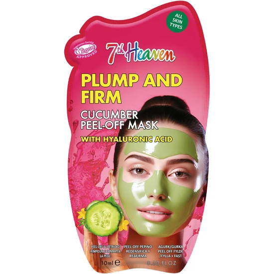 Montagne Jeunesse 7th Heaven Plump & Firm Cucumber Peel Off Mask 10ml