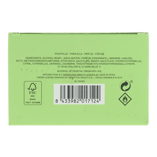 United Colors Of Benetton United Dreams Live Free Eau De Toilette 80ml