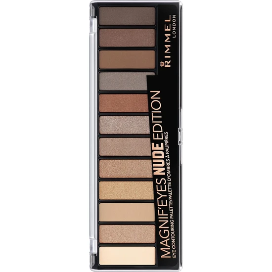 Rimmel 12 Pan Eyeshadow Palette 001 Nude Edition