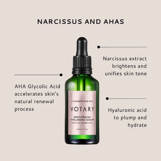 Votary Brightening Hyaluronic Serum 50ml