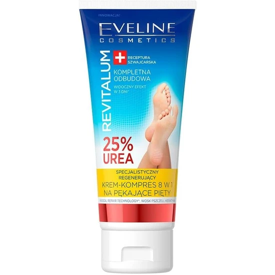 Eveline Revitalum 25 Percent Urea Complex Cracked Heels Cream 75ml