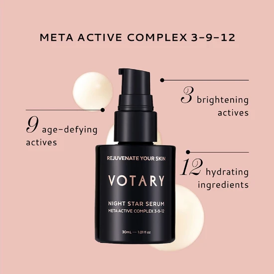 Votary Night Star Serum Meta Active Complex 3-9-12 30ml