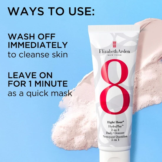 Elizabeth Arden Eight Hour HydraPlay 2-in-1 Daily Cleanser 125ml