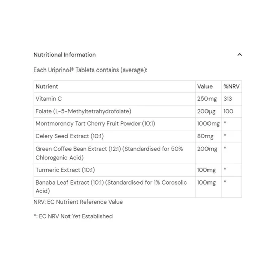 Health Aid Uriprinol Tablets 60 Tablets