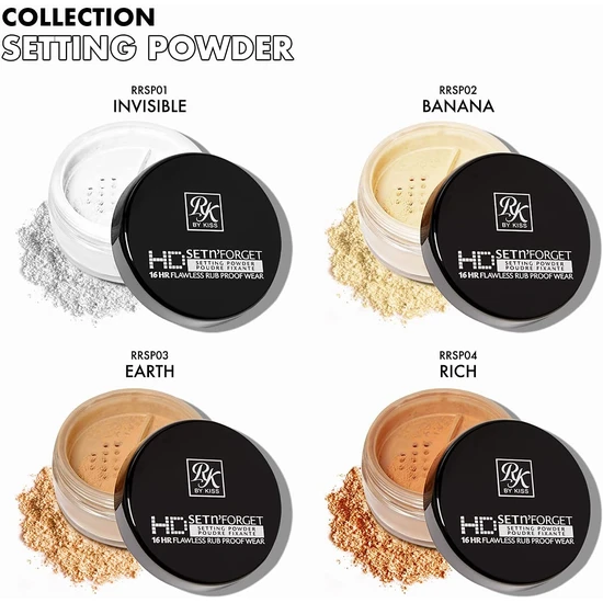 Kiss HD Set N Forget Setting Powder RRSP01 Invisible