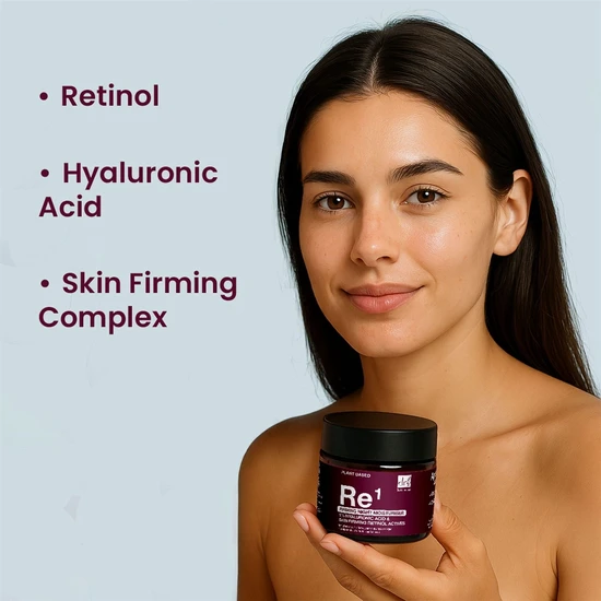 Dr Botanicals Retinol Night Cream Retinol Actives & 1% Hyaluronic Acid Overnight Hydration 60ml