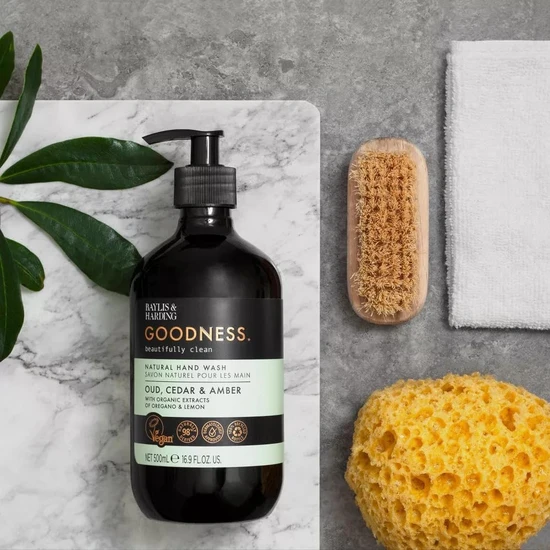 Baylis & Harding Goodness Oud, Cedar & Amber Hand Wash 500ml