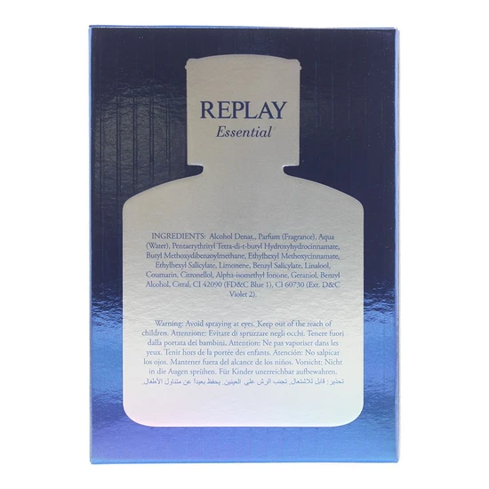 Replay Essential For Him Eau De Toilette 50ml