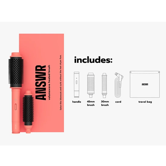 Answr Volumewave Heated Brush