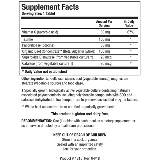 Biotics Research Beta-TCP Tablets 180 Tablets