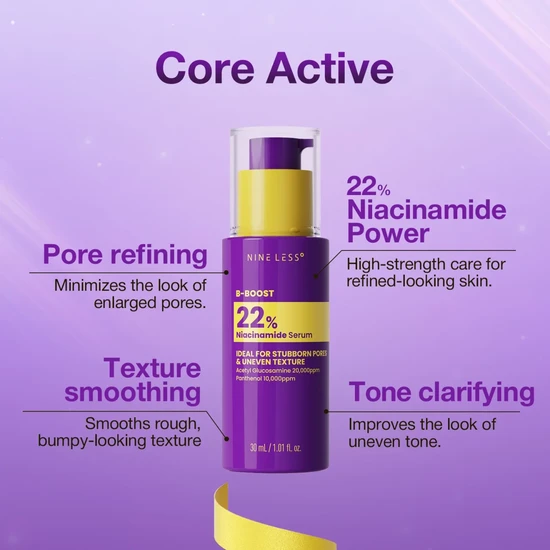 NINE LESS NINELESS 22% Niacinamide Serum 30ml