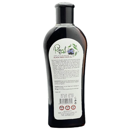 Rigel Pure & Natural Black Seed Hair Oil 200ml