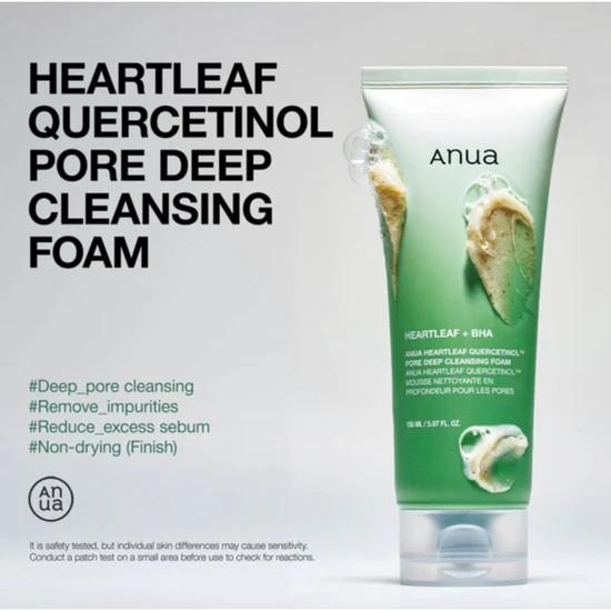 ANUA Quercetinol Pore Deep Cleansing Foam 150ml