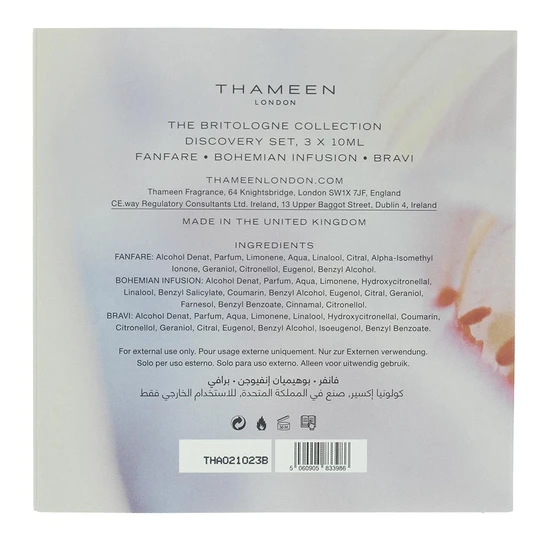 Thameen Britologne Collection Discovery Set Mini Gift Set 10ml