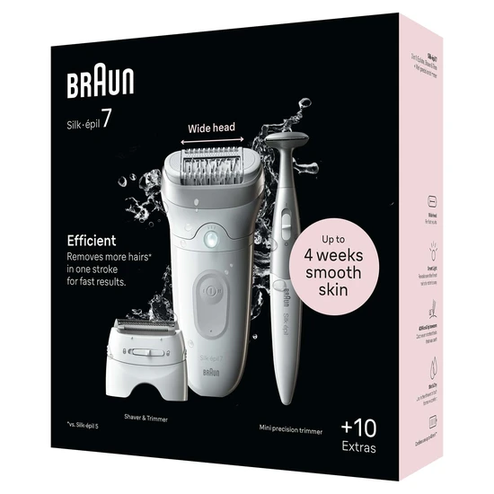 Braun Silk-epil 7 Epilator 7-241 White/Silver