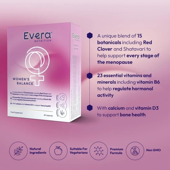 Evera Nutrition Women's Balance Capsules 60 Capsules