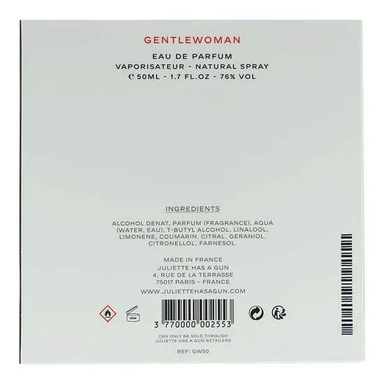 Juliette Has a Gun Gentlewoman Eau De Parfum 50ml
