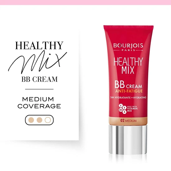 Bourjois Healthy Mix Anti Fatigue BB Cream 03 Dark