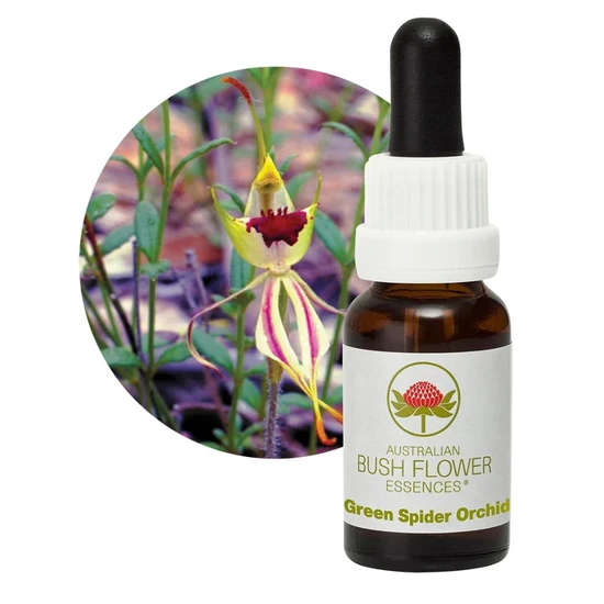 Australian Bush Flower Essences Green Spider Orchid 15ml
