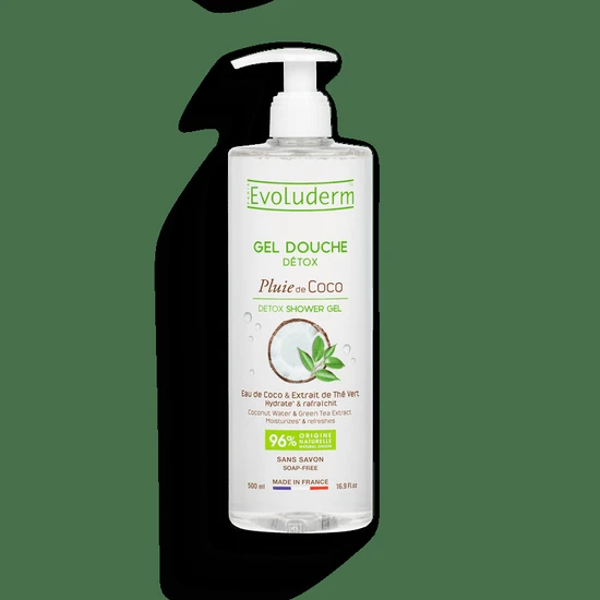 Evoluderm Detox Coco Green Tea Shower Gel 100ml