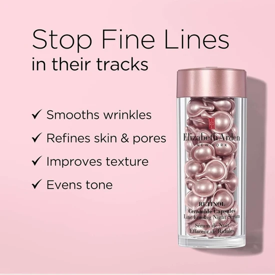 Elizabeth Arden Retinol Ceramide Capsules Line Erasing Night Serum 30 Capsules