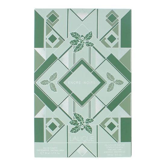 Lalique Encre Noire Gift Set 50ml Eau De Toilette + 150ml Shower Gel