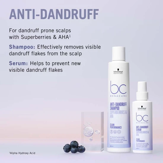 Schwarzkopf Bonacure Superberries & AHA Anti Dandruff Serum 100ml