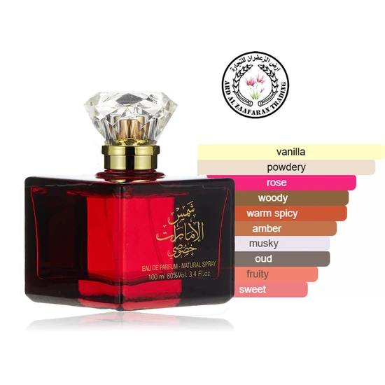 Ard Al Zaafaran Shams Emarat Khususi Perfume Eau De Parfum With Body Deodorant 100ml