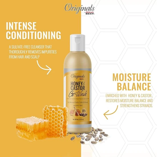 Africa's Best Originals Honey & Castor Co-Wash 355ml