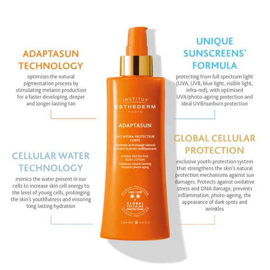 Institut Esthederm Adaptasun Protective Body Lotion Moderate Sun 200ml