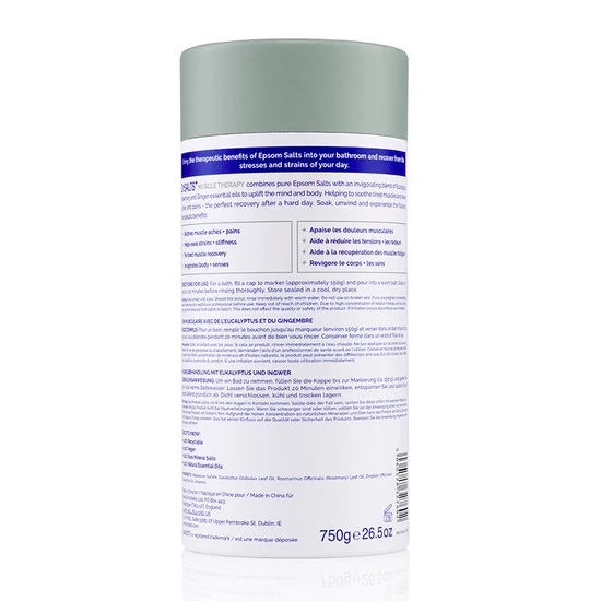 Dr. Salts+ Muscle Therapy Epsom Bath Salts 750 g
