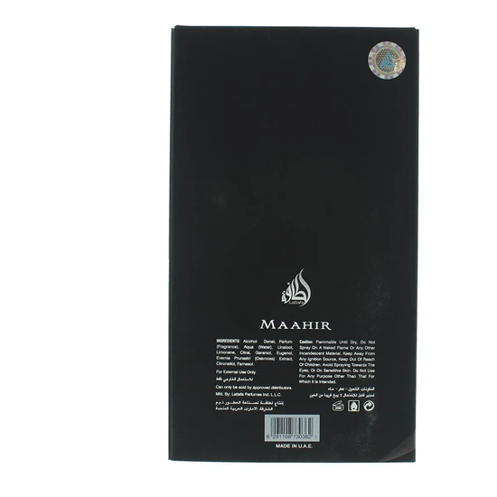 Lattafa Maahir Black Edition Eau De Parfum 100ml