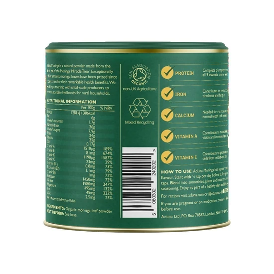 Aduna Moringa Superleaf Powder 100g