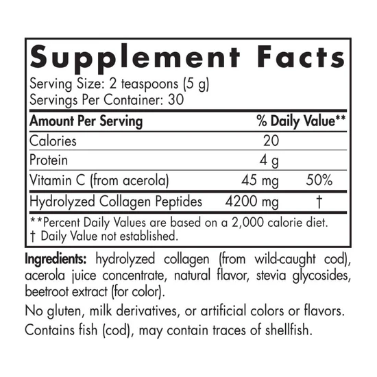 Nordic Naturals Marine Collagen Strawberry 150g