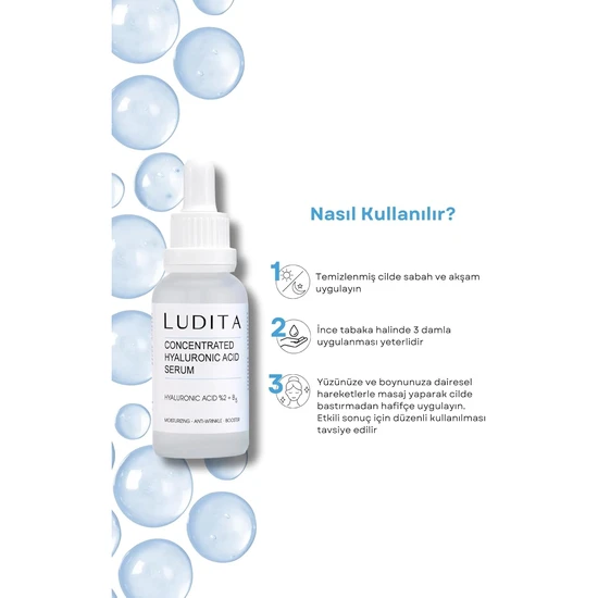 Ludita Pure Hyaluronic Acid Serum 30ml