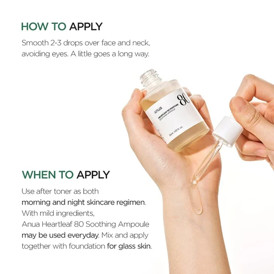 ANUA 80 Percent Moisture Soothing Ampoule 30ml