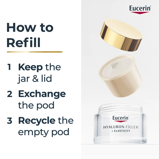 Eucerin Hyaluron-Filler + Elasticity Day Cream SPF 30 50ml - Refill